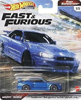 Fast & Furious Collection of 1:64 Scale Vehicles from The Fast Film Franchise, Modern & Classic Cars, Great Gift for Collectors & Fans of The Movies
