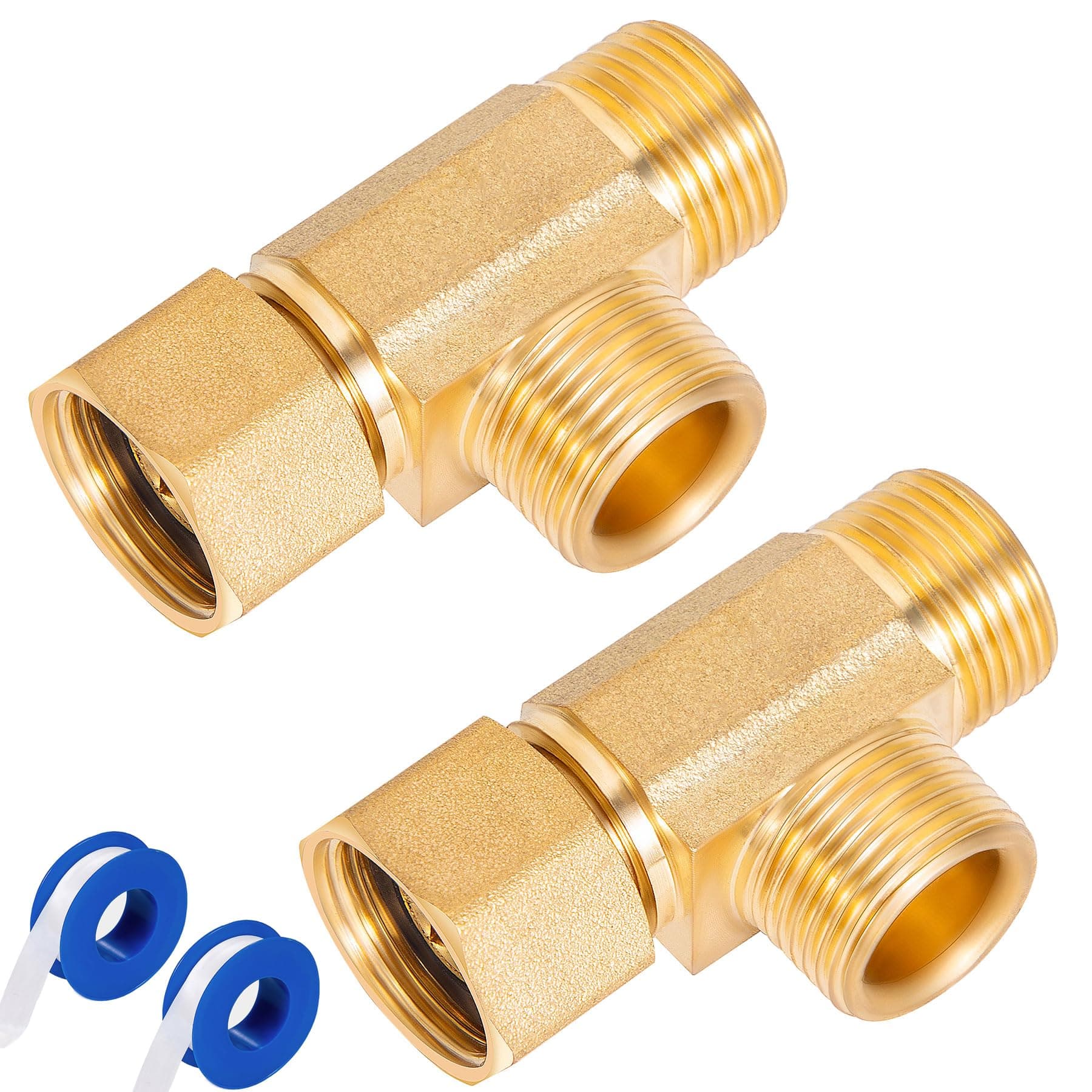 Lead Free Brass Angle Stop Add-A-Tee Valve