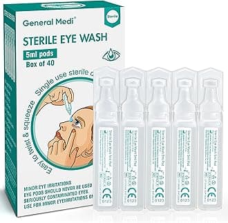 Eye Wash - Sterile Saline Solution 5ml/0.9% (Pack of 40)