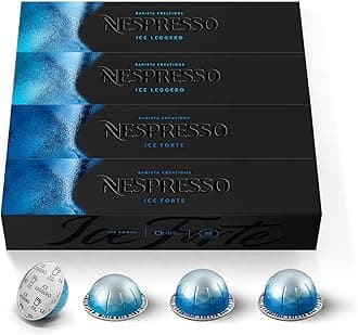 Capsules Vertuo Line, Iced Variety Pack, 40-Count Espresso Coffee Pods, Brews 7.8 oz and 2.7 oz.