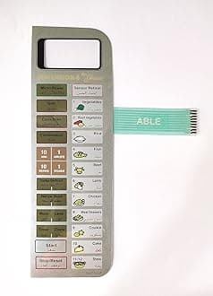 Able NN-C781JF (English+Arabic) Microwave Oven Membrane Keypad