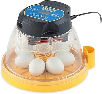 Mini II Advance Egg Incubator with Automatic Egg Turning and Temperature Control for Hatching 7 Chicken, Duck, or Other Eggs, Ideal Incubator for Hobbyists, Teachers, and Learners