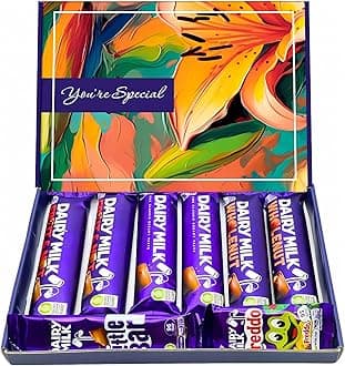 – Chocolate Gift Box - Letterbox Hamper - For Kids - Him and Her (All Occasion - Dairy Milk)