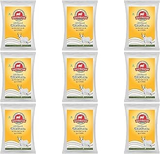 - Pure & Premium Skimmed Milk Powder with Extra Protein 500Gm | Perfect for Making Tea & Coffee (Pack of 9)