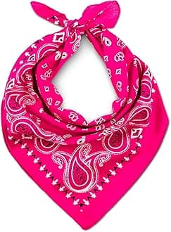 LOVARZI Bandana Scarf for Men and Women - Premium Cotton Stylish & Versatile Paisley Bandanas - Perfect Neck and Head Wear for Summer, Winter and Sports