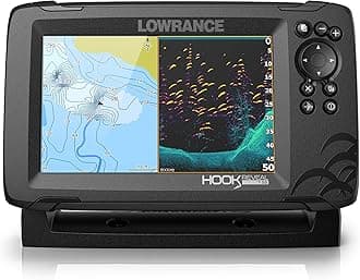 LowranceHOOK Reveal 5", 7" and 9" Fish Finders with Transducers