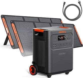 HomePower 3600 Plus Portable Power Station with AC Cable and 2X 200W Solar Panels, 3600W AC Output, 3584Wh Solar Generator, Expandable up to 21kWh, Essential Home Backup for Home Use