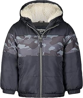 OshKosh B'Gosh Boy's Heavyweight Winter Jacket with Sherpa Lining