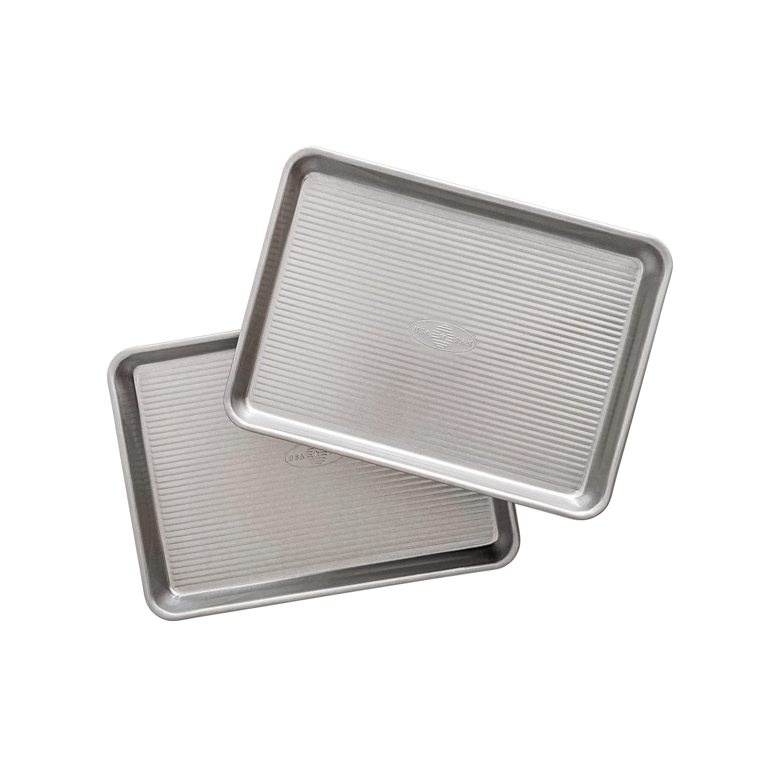 USA Pan Nonstick Quarter Sheet Pan, 2 Pack