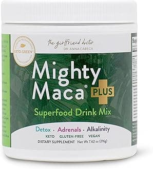 - VIDAPURA Mighty Maca Plus by Dr. Anna Cabeca – Organic Superfood Greens Powder for Daily Energy & Vitality, Vegan & Alkaline, 60 Servings