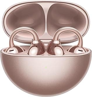 HUAWEI FreeClip Wireless Earbuds, Bluetooth Open Ear, Ear Cuff Type, 3 Levels of Volume Adjustment, Earphones that Don't Cover the Ears, Lightweight, Approx. 0.2 oz (5.6 g) (Main Body), Sound Leakage