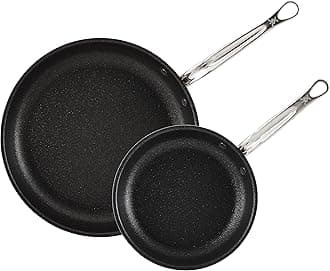 Hestan ProBond Forged TITUM - Professional Clad Stainless Steel, Nonstick, Skillets (8.5" & 12.5"), Set of two, Induction Compatible, Made without PFOAs