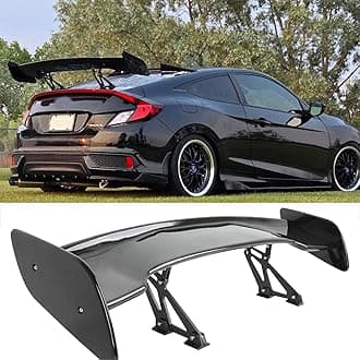 JMTBNO 47 Inch GT Rear Spoiler, Gloss Black Wing Spoiler for car Compatible with Chevy Corvette Camaro Nissan Lexus Ford Mustang Hyundai Elantra Honda Civic Nissan Toyota