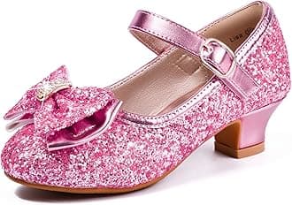 Girls Toddler/Little Kid Jada Dress Mary Jane Pumps Bow Low Heels Party Wedding Princess Shoes