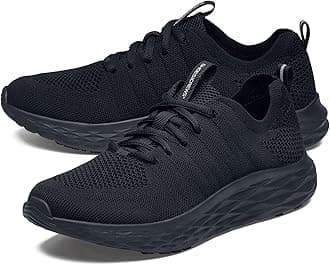 Shoes for Crews Everlight, Men's Non Slip, Breathable, Lightweight, Lace-Up,Water Resistant Work Shoes, Size 9 Wide Black
