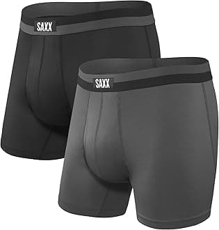 SAXX Underwear Co.SAXX Men's Underwear -ULTRA Super Soft Boxer Briefs with Fly and Built-In Pouch Support- Underware for men, Pack of 2
