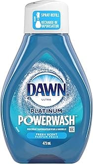 Platinum Powerwash Dish Spray, Dish Soap, Fresh Scent Refill, 16 Fl Oz (Pack of 6)