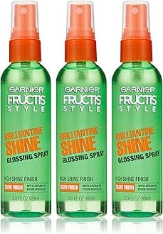 Garnier Fructis Style Brilliantine Shine Glossing Spray 3 Oz (Pack of 3)