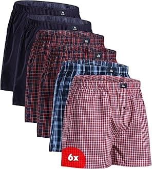 DANISH ENDURANCE American Boxer Shorts (Pack of 4 | 6 Pack), 100% Organic Cotton Men's Boxer Shorts, Soft, Breathable, for Men and Boys