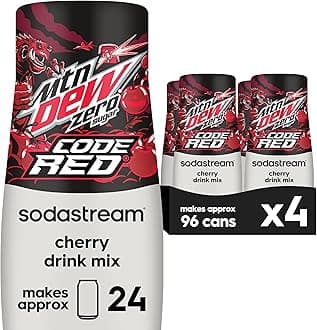 MTN Dew Code Red Zero Sugar Drink Mix (440ml, Pack of 4)