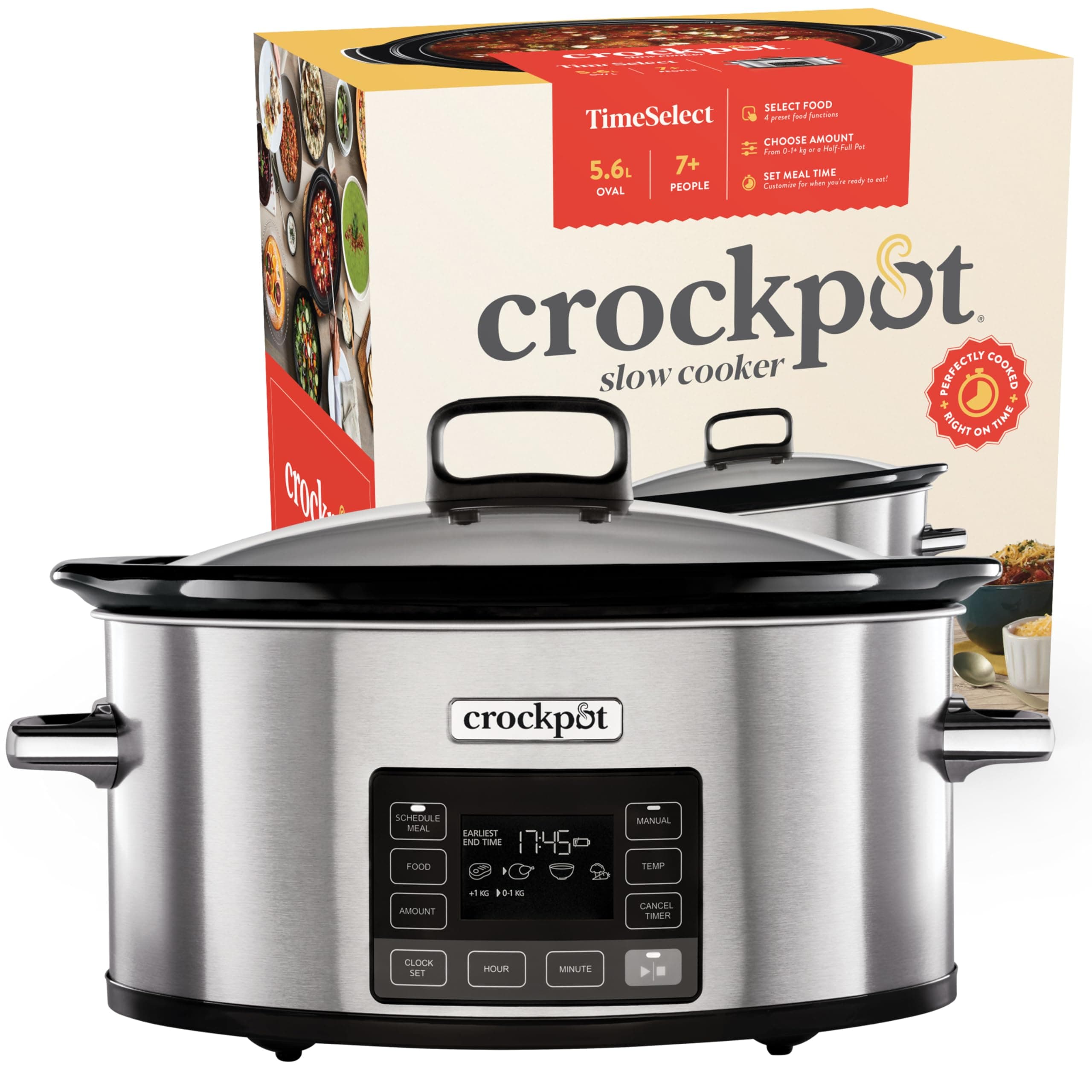 Crock-Pot TimeSelect 5.6L Digital Slow Cooker [CSC066]