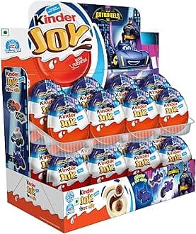 Kinder Joy Pack Of 16 (Blue),Chocolate,320 Gm
