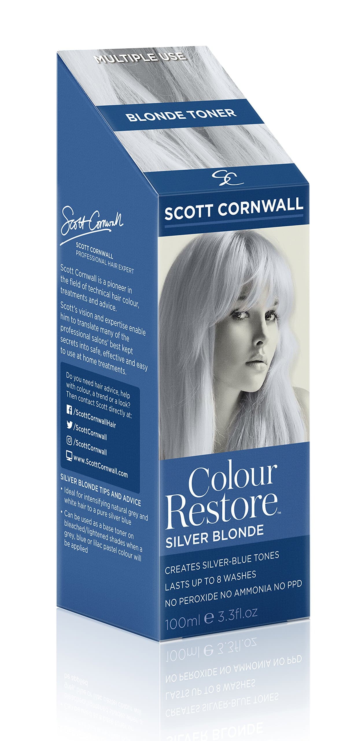 Colour Restore Toner, 100 ml, Silver/Blonde