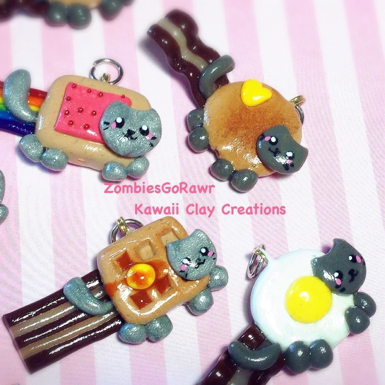 Nyan Cat Inspired Breakfast Charm