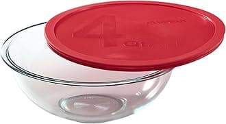 Smart Essentials 4-Quart Glass Mixing Bowl