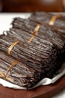 Madagascar Vanilla Beans – Pack of 10 Grade A Pods Plump Moist Fresh Whole Vanilla Pods Gourmet Extract for Baking, Extract, Cooking, Brewing (6 – 7 inches)