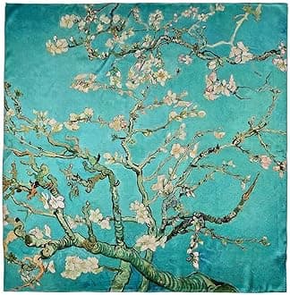 Grace ScarvesGrace Scarves 100% Silk Scarf, Artists Collection (van Gogh & Monet)