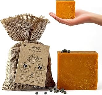 – Wild Pistacia Bittim Soap Bar, Organic Soap Bars Handcrafted the Traditional Way, Natural Chemical-Free, Vegan, Used for Face Wash, Body Wash, Hand Cleansing and Skin Care