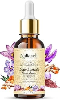 Kumkumadi Face Glowing Oil Serum for Healthy Radiant Complexion | Skin Brightening & Anti Aging Face Serum | Natural Glowing Oil for Women & Men (30 ml)