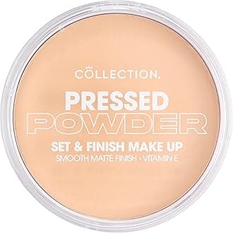 Collection Cosmetics Pressed Powder, Velvety Matte Finish, 15g, Candlelight