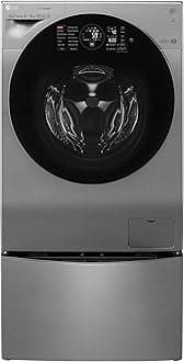 LG 12 kg Inverter Wi-Fi Fully-Automatic Front Loading Washer Dryer (FH6G1BCHK6N, STS, Inbuilt Heater)