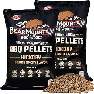Bear Mountain Hickory BBQ Smoker Grilling Pellets (2 Pack)
