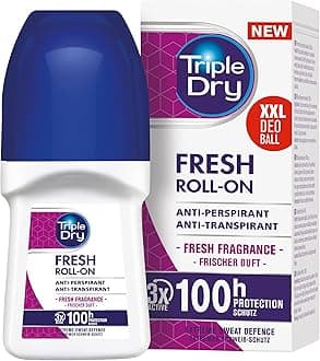 Women | Fresh Fragrance Anti-Perspirant Roll On 50ml | 100-Hour Protection Against Excessive Sweating | Fights Odour | Triple Active Formula | Clinically Proven | Female