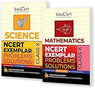 - Educart NCERT Exemplar Class 10 Science & Mathematics 2026 Problems Solutions (For 2026-27 Board Exam)