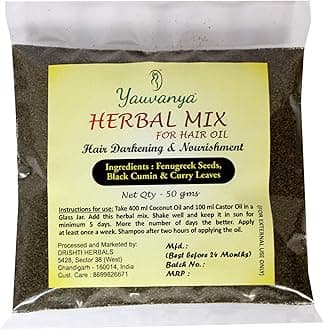 Yauvanya Herbal Mix for hair oil - 50 gms