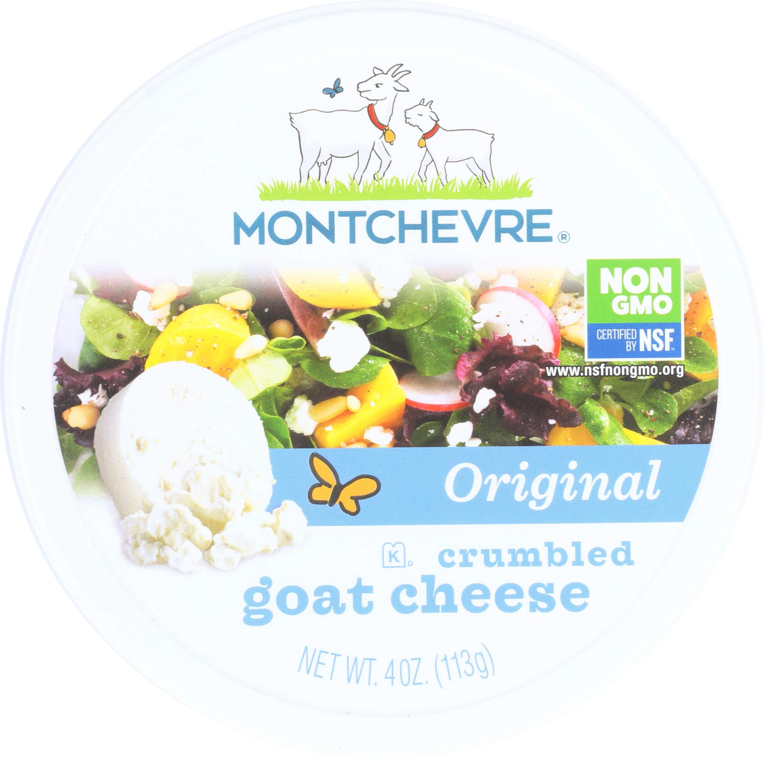 Montchevre, Goat Cheese, Crumbled, 4 oz