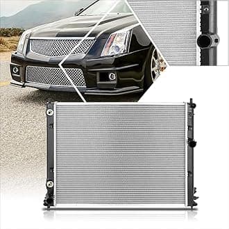 DPI-13285 OE Style Aluminum Radiator Compatible with 09-15 Cadillac CTS 6.2L AT