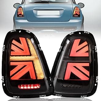 VLAND Taillights Assembly Fit for 2007-2013 BMW Mini R-Series 2th Gen, Smoked