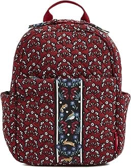 Women's Cotton Small Backpack, Enchanting Flowers, One Size