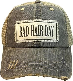 VINTAGE LIFE Distressed Washed Fun Baseball Trucker Mesh Cap