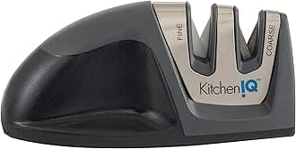 Kitchen IQ 50825 Sharpener, Ceramic Plastic, Black
