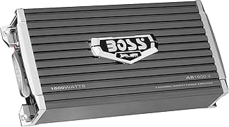 BOSS AUDIO AR1600.2 Armor 1600-Watt Full Range, Class A/B 2-8 Ohm Stable 2 Channel Amplifier with Remote Subwoofer Level Control