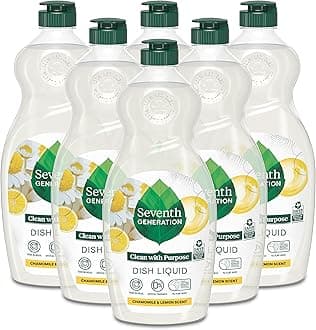 Dish Liquid Chamomile and Lemon 19oz, Pack of 6