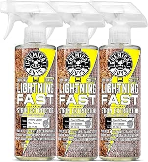 Chemical Guys SPI_191_1603 Lightning Fast Carpet and Upholstery Stain Extractor, (Fabric, Upholstery, & Carpet), Safe for Cars, Home, Office, Furniture & More, 16 fl oz, Fresh Scent