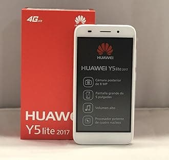 Huawei Y5 Lite 2017 CRO-L23 5.0" 4G LTE Quad Core 8GB 8MP Smarthphone Factory Unlocked (White) (International Version- No Warranty)