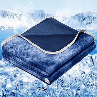 inhand Cooling Blanket King Size (90"x108"), Cooling Blankets for Hot Sleepers, Absorbs Heat to Keep Adults Cool for Summer Nights Sweats, Thin Cold Lightweight Blanket for Couch Bed, All Season Use
